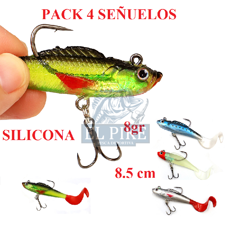 Señuelo Silicona o Vinilo de Pesca