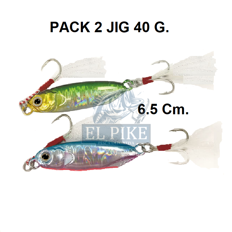 Señuelo de Metal JIG 40 Gr.