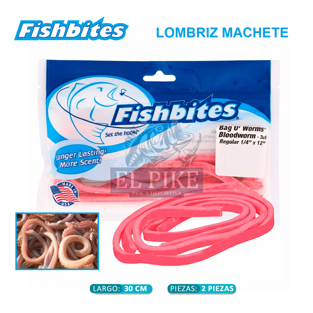 Fishbites Lombriz Machete