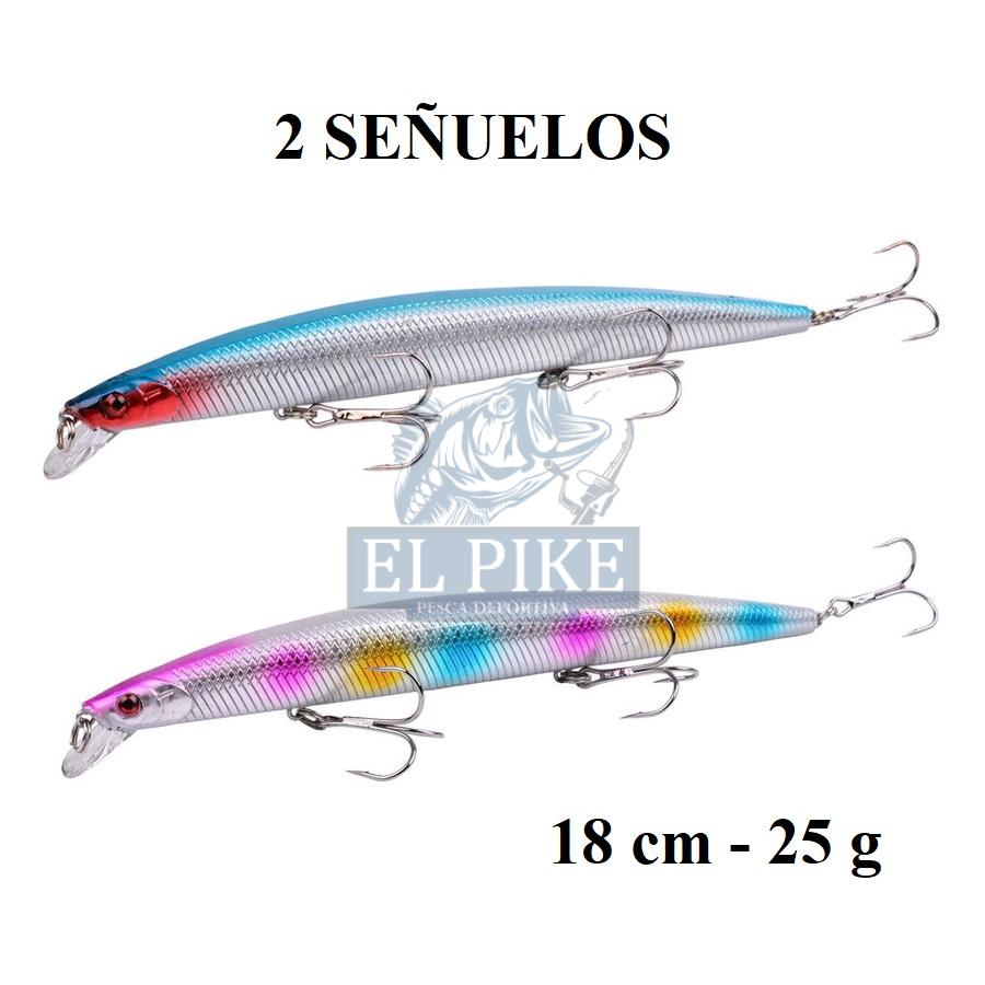 SEÑUELOS PACK 2 Unidades de 25 GR 18 CM