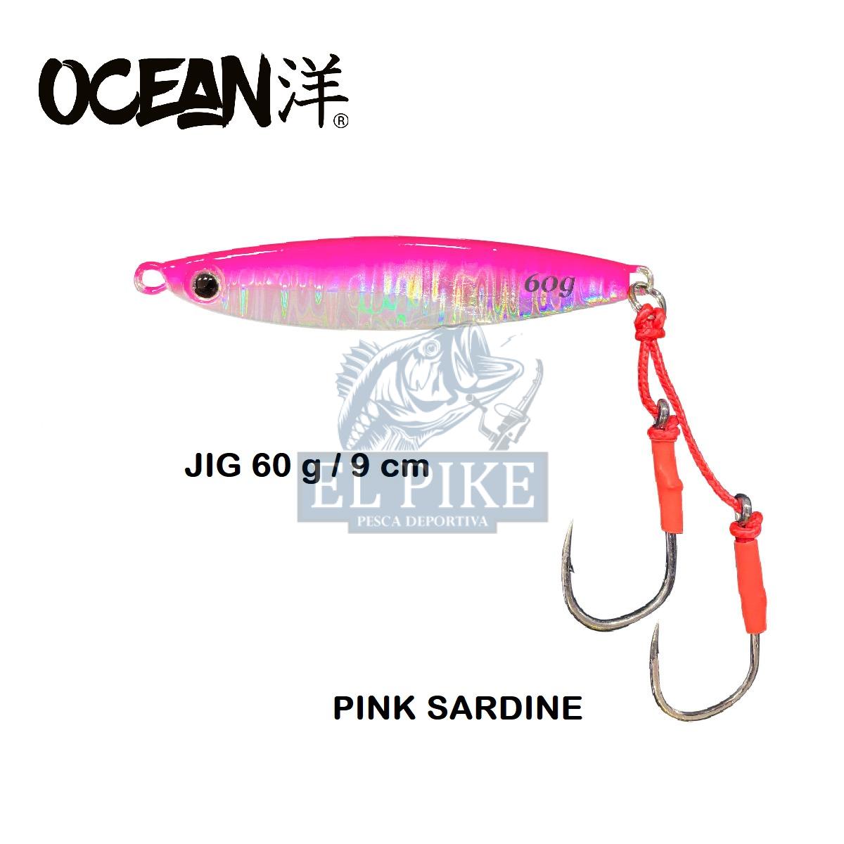 Jig Ocean Jizoku Cast 60 g / Pink Sardine