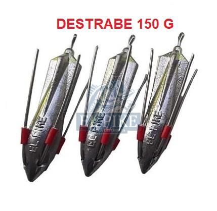 12 Plomos para Surfcasting modelo misil de 150 g.