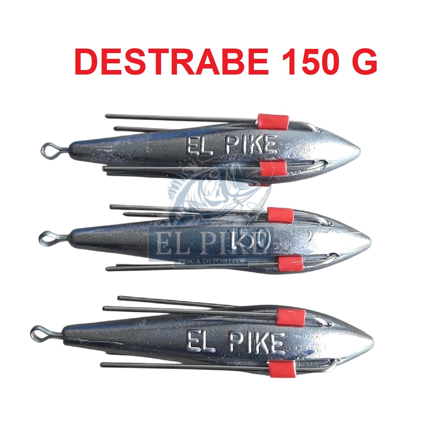 12 Plomos para Surfcasting modelo bala de 150 g.